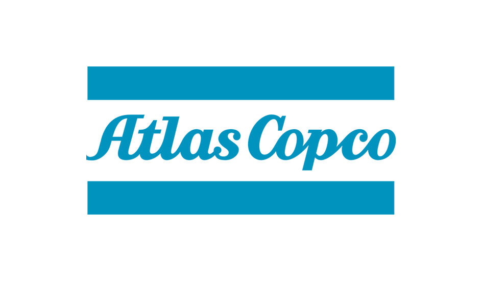 Logo Atlas Copco industriële perslucht, stikstof, stroom en vacuüm Zwijndrecht