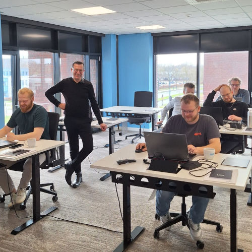 Hugo van Andel in de MAIT Benlux training ruimte in Leusden